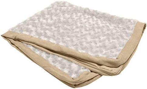 Furhaven Replacement Dog Bed Cover Ultra Plush Faux Fur & Suede Mattress