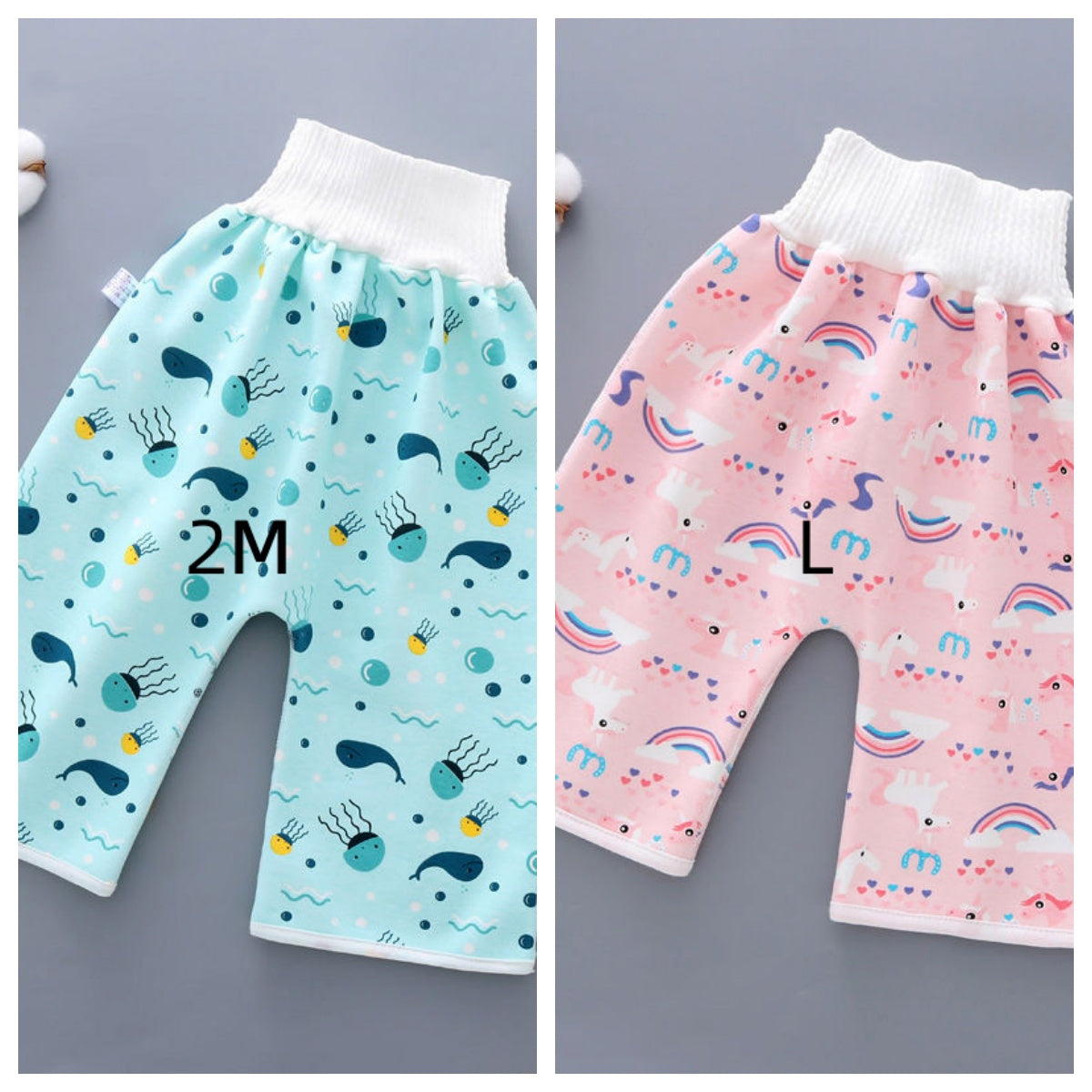 Baby leak-proof bed wetting skirt