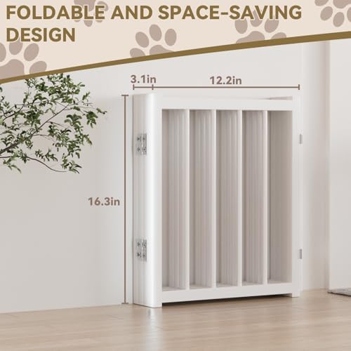 Snuowu 16" Freestanding Short Dog Gate