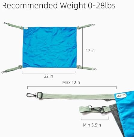 2-Piece Reversible Cat Hammock, Hanging