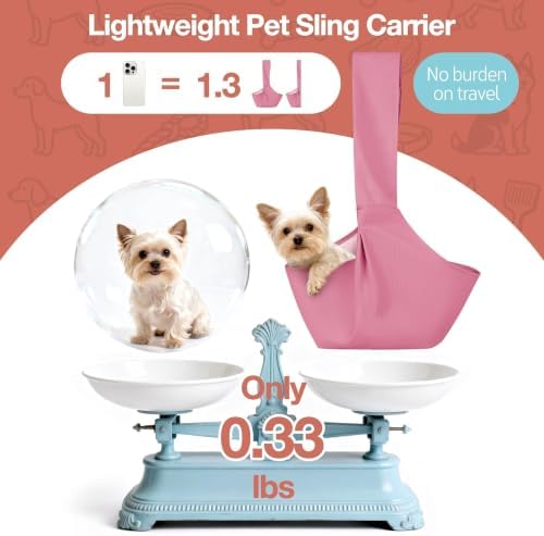 YUDODO Adjustable Dog Sling Carrier