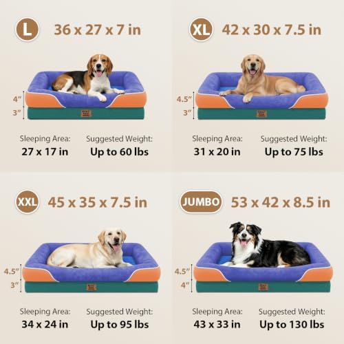 Chez Paw Waterproof Orthopedic XL Dog Bed