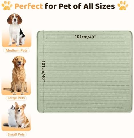 Silicone Dog Bed Mat 40"x 40" Crate Mat