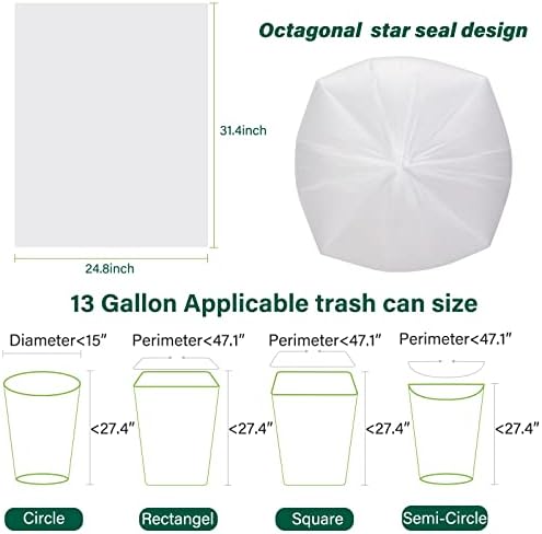 Inwaysin Ultra Thick & Strong Biodegradable Trash Bags