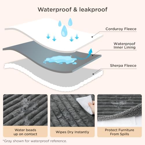 Bedsure ComfyFleece® Waterproof Blanket