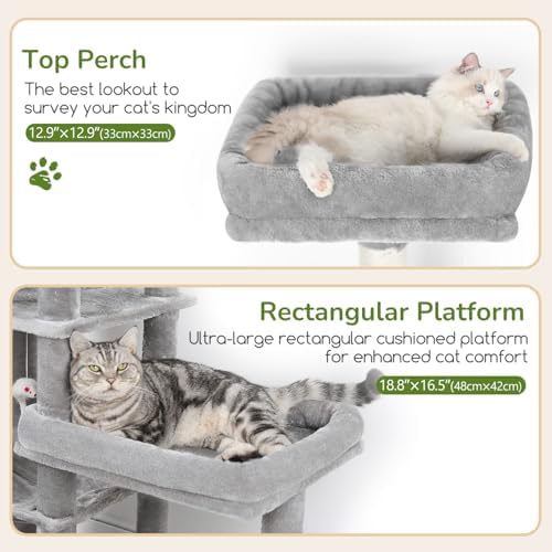 Globlazer 65in Sturdy Cat Tree Tower