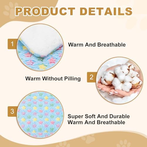 Dog Cat Bed Mat, Soft Coral Fleece Pet Cushion Pad
