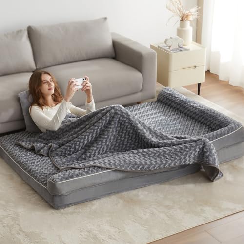 BFPETHOME Orthopedic Washable Dog Bed, Sleeping Couch