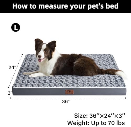 WESTERN HOME WH Orthopedic Dog Bed Medium Size Dog Washable Pet Bed