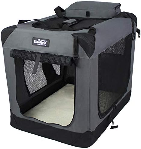 EliteField 3-Door Soft Dog Crate