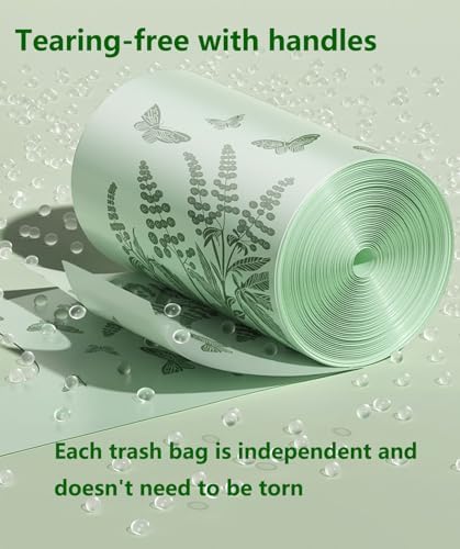 220pcs Small Trash Bags for Bathroom, Bedroom Waste Bin Tearing-free 4 Gallon