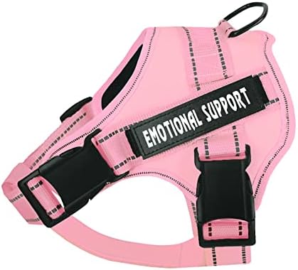 voopet Service Dog Harness, Emotional Support Pet Vest Harness, Reflective