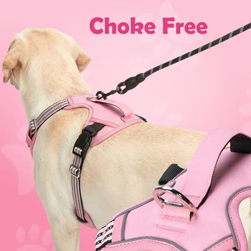 Funfox Dog Harness No Pull, Adjustable Pet Vest Harness, Super Soft Material