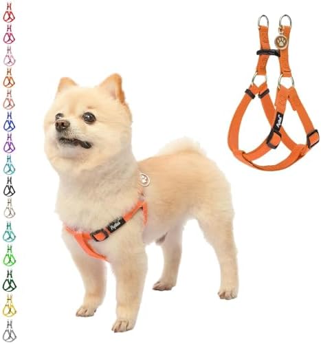 PUPTECK No Pull Dog Harness Small Sized Step-in Adjustable Puppy Vest
