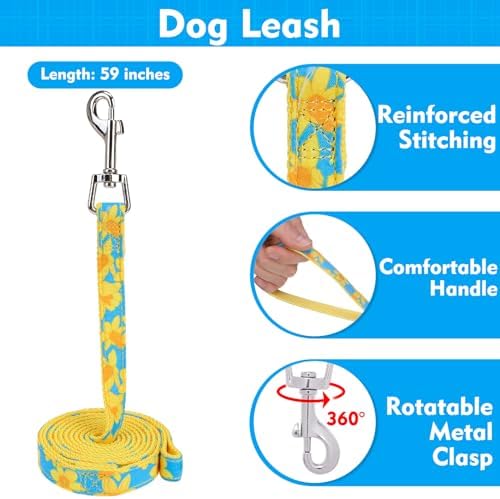 EXPAWLORER Step-in Dog Harness Small Sized and Leash Set