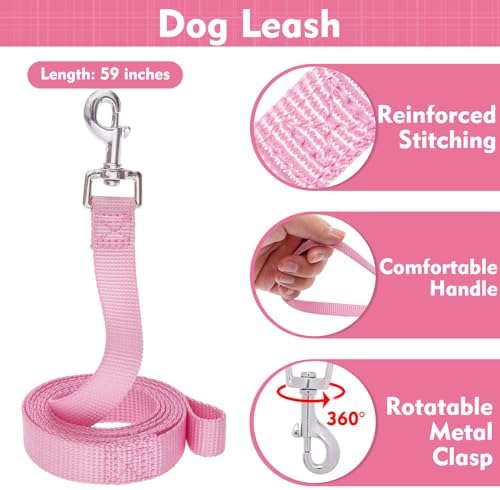 EXPAWLORER Step-in Dog Harness Small Sized and Leash Set
