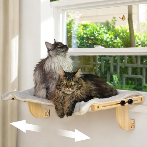 Oversized Adjustable Cat Window Perch