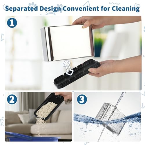FHTONGE Stainless Steel Cat Litter Scoop Holder