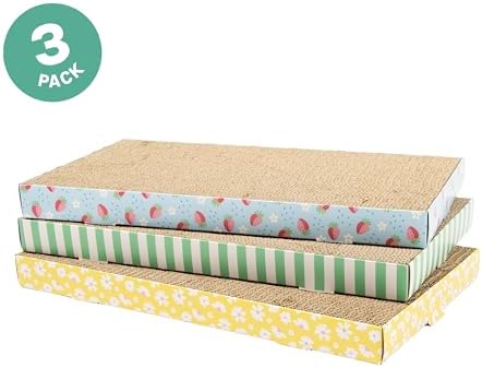 Kitty City 3-Pack XL Double Sided Corrugate Cat Scratcher Pads
