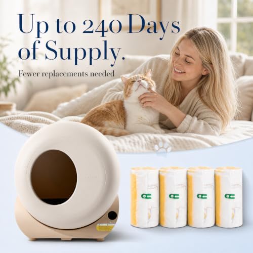 Furrytail Cat Litter Box Liners, Thickened Waste Bags