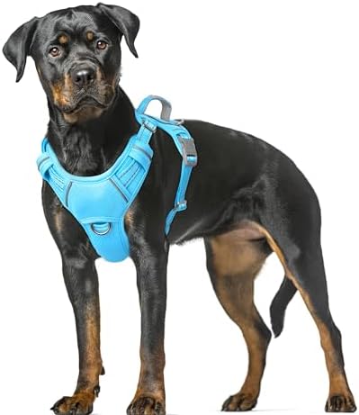 BARKBAY Dog Harness for Large Dogs No Pull Dog Vest ID Tag Pocket