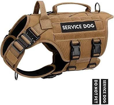 Petnanny Tactical Dog Harness Service Vest
