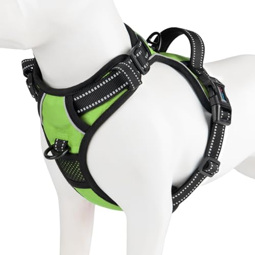 PHOEPET Reflective Dog Harness No Pull Large Breed Vest