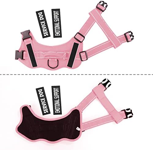 voopet Service Dog Harness, Emotional Support Pet Vest Harness, Reflective