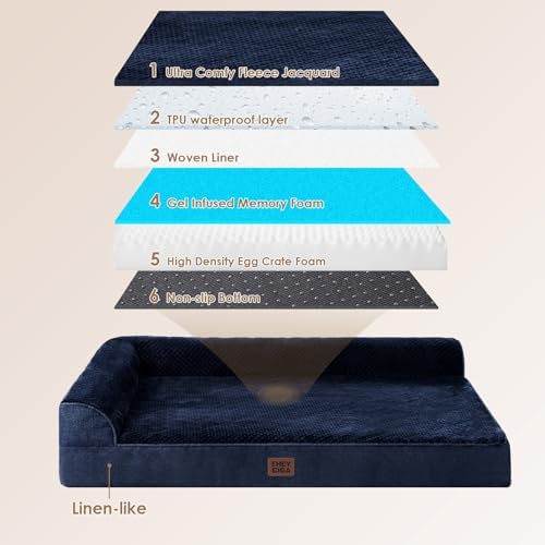EHEYCIGA XL Dog Bed Memory Foam