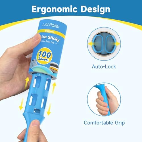 Swihauk 1200 Sheets Extra Sticky Lint Rollers