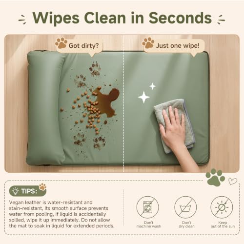 Waterproof Dog Crate Pad with Pillow, XL Large Dog Bed