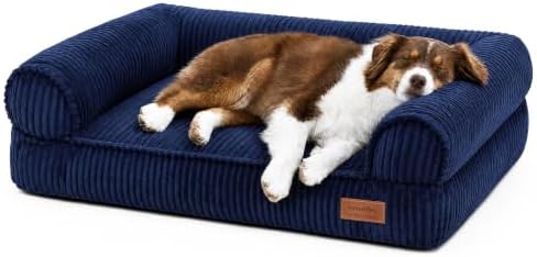 FUKUMARU Cute Dog Bed, Thickened Orthopedic Dog Sofa, Waterproof&Washable