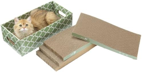 MECOOL Cat Scratching Board，5PC Cat Scratch Pad