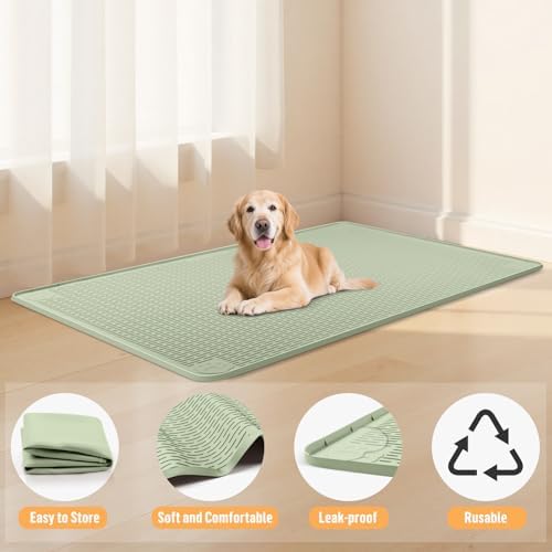 Silicone Dog Bed Mat 40"x 40" Crate Mat