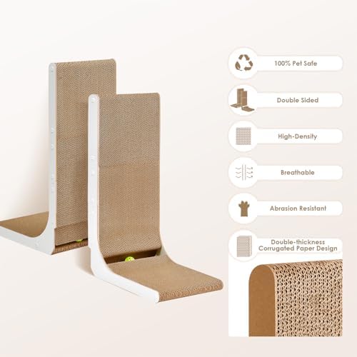 EHEYCIGA Cardboard Cat Scratcher