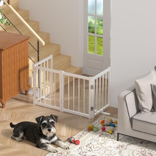 Snuowu 16" Freestanding Short Dog Gate