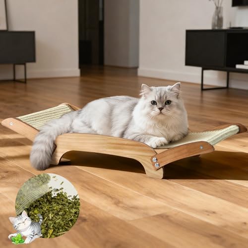 Extra-Larger 3-in-1 Sisal Cat Scratcher Bed, 26 Inch Scratch Pad