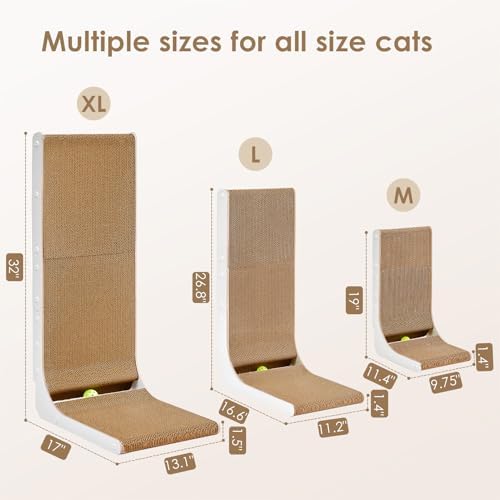 EHEYCIGA Cardboard Cat Scratcher