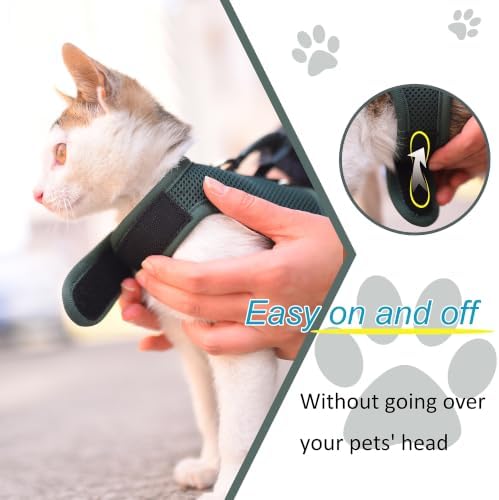 Cat Harness and Leash Set for Walking Escape Proof