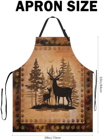 Giwawa Apron Unisex Resistant 33 x 28 inches