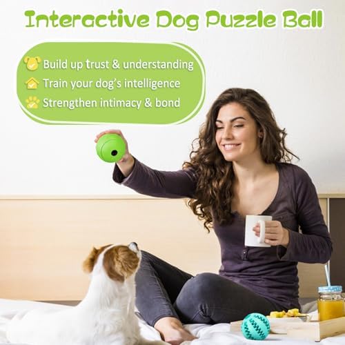 HIPPIH Dog Puzzle Toy 2 Pack, Interactive Dog Toys