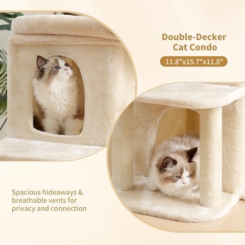Heybly 26.3" Cat Tree for Large Cats