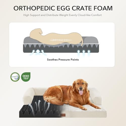 Orthopedic Washable Dog Bed for Extra Large Dogs