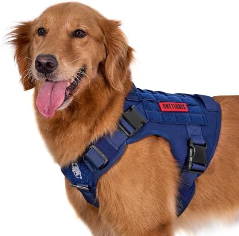 OneTigris Tactical Dog Harness Vest No-Pull Service Dog Vest
