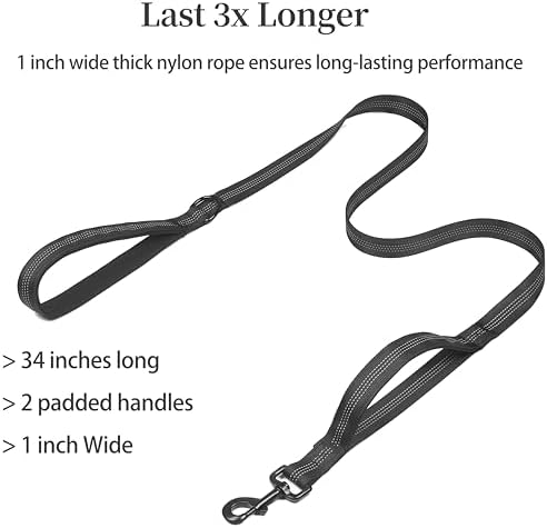 Dog Leash for 2 Dogs, Double Dog Leash, 18~120 lbs