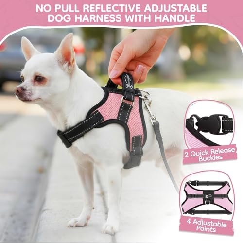 No Pull Reflective Adjustable Dog Harness