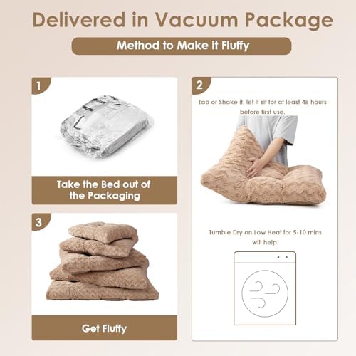 EHEYCIGA Washable XL Dog Beds Large Sized Dog, 41x27 Inch Pet Bed