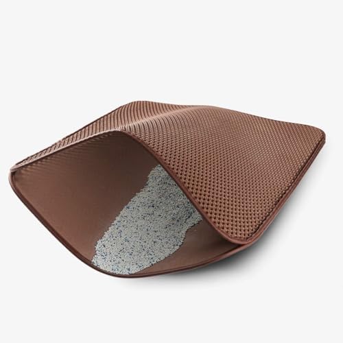 WePet Cat Litter Mat, Kitty Litter Trapping Mat, Honeycomb Double Layer Mats
