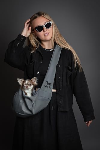 Noah & Paw Dog Sling Carrier for Small Dogs 3-10lb, Dog Sling for Small Dogs