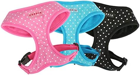 Puppia Dotty Dog Harness Over-The-Head No Pull No Choke Walking Training